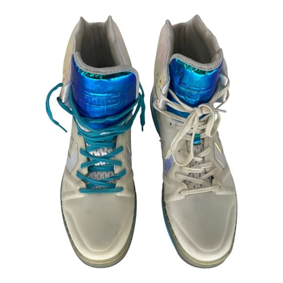 Converse ERX Impress High Top Mens Size 11.5 Iridescent White Sneakers - Picture 6 of 12